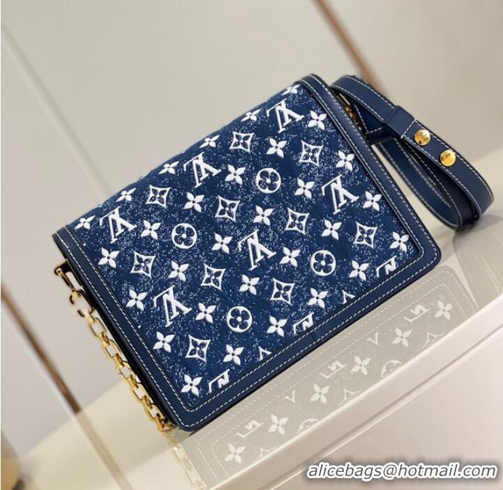 Latest Style Louis Vuitton denim POCHETTE VOYAGE M59631 blue