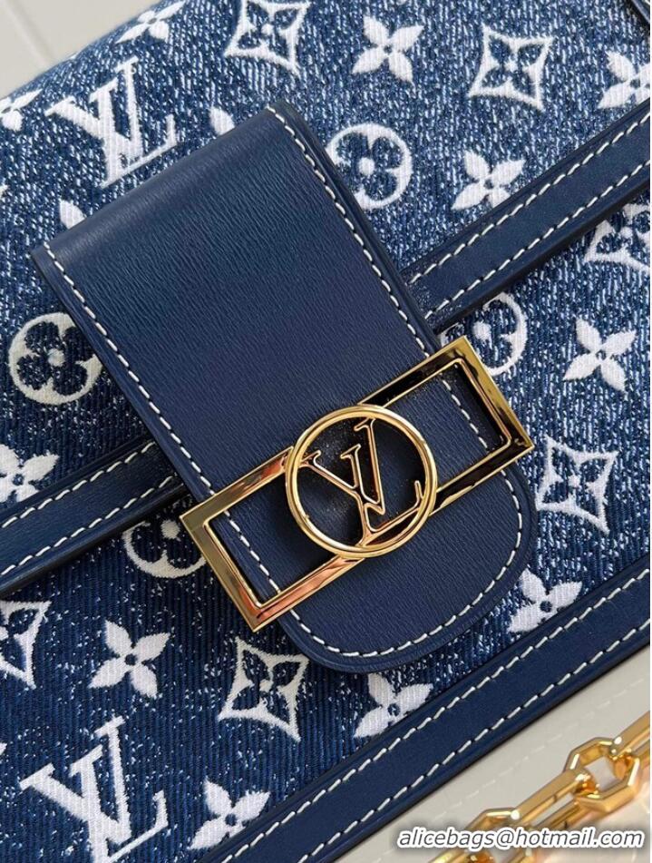 Latest Style Louis Vuitton denim POCHETTE VOYAGE M59631 blue