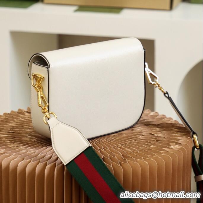 Inexpensive Gucci Horsebit 1955 mini bag 658574 White