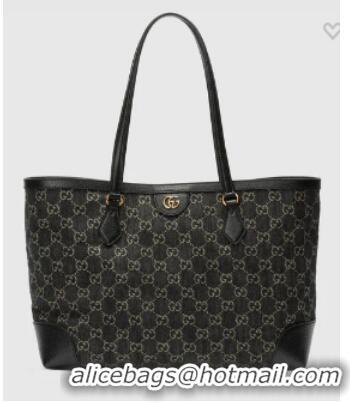 Buy Classic Gucci Ophidia medium tote with Web 631685 Black