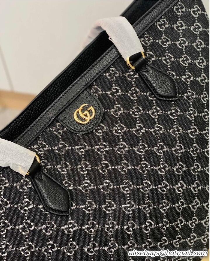 Buy Classic Gucci Ophidia medium tote with Web 631685 Black