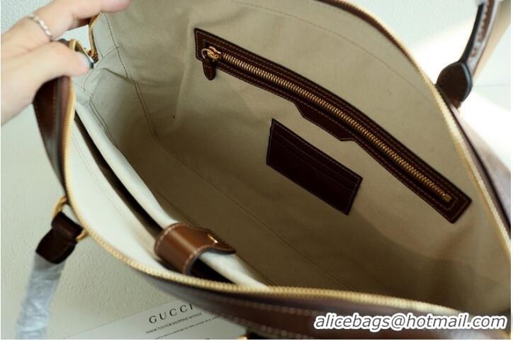 Top Quality Gucci Business case with Interlocking G 674140 Brown