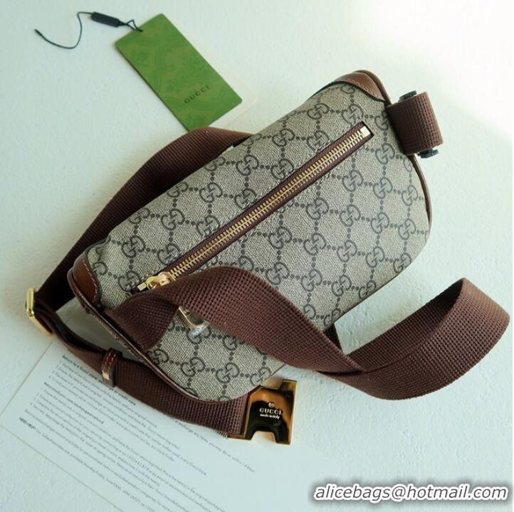 Original Cheap Gucci Belt bag with Interlocking G 682933 Brown