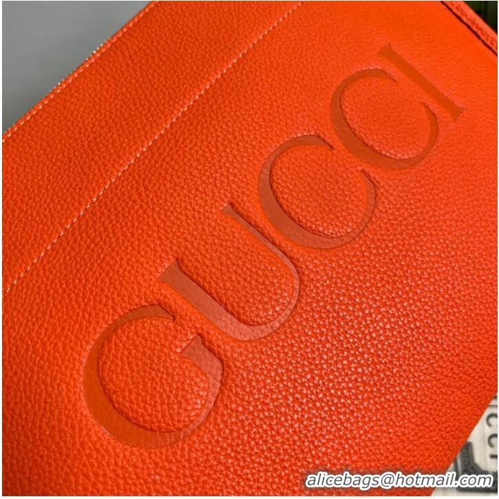 Low Price Gucci Ophidia pouch leather 681200 orange