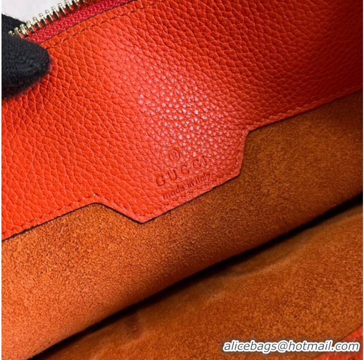 Low Price Gucci Ophidia pouch leather 681200 orange