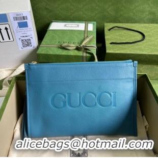 New Fashion Gucci Ophidia pouch leather 681200 blue