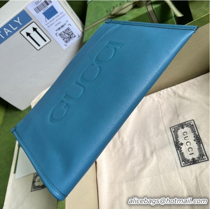 New Fashion Gucci Ophidia pouch leather 681200 blue