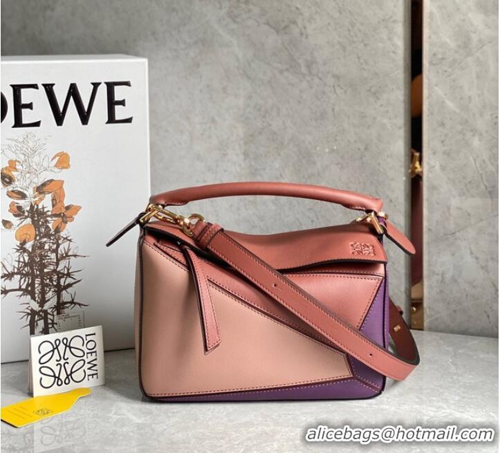 Top Quality Loewe Puzzle Bag Original Leather 61837 pink