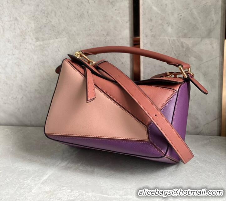 Top Quality Loewe Puzzle Bag Original Leather 61837 pink