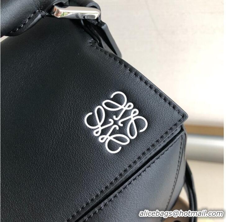 Low Cost Loewe Puzzle Bag Original Leather 61838 black