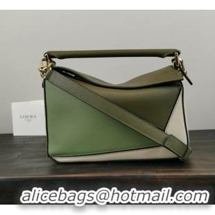 Purchase Grade Loewe Puzzle Bag Original Leather 61840 green