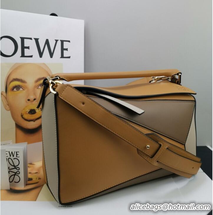 Classic Specials Loewe Puzzle Bag Original Leather 61842 brown&gray