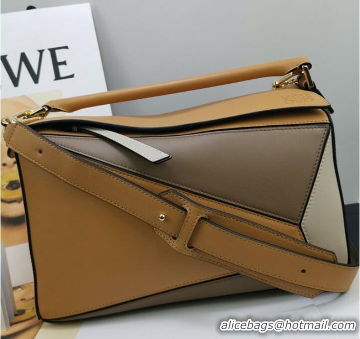 Classic Specials Loewe Puzzle Bag Original Leather 61842 brown&gray