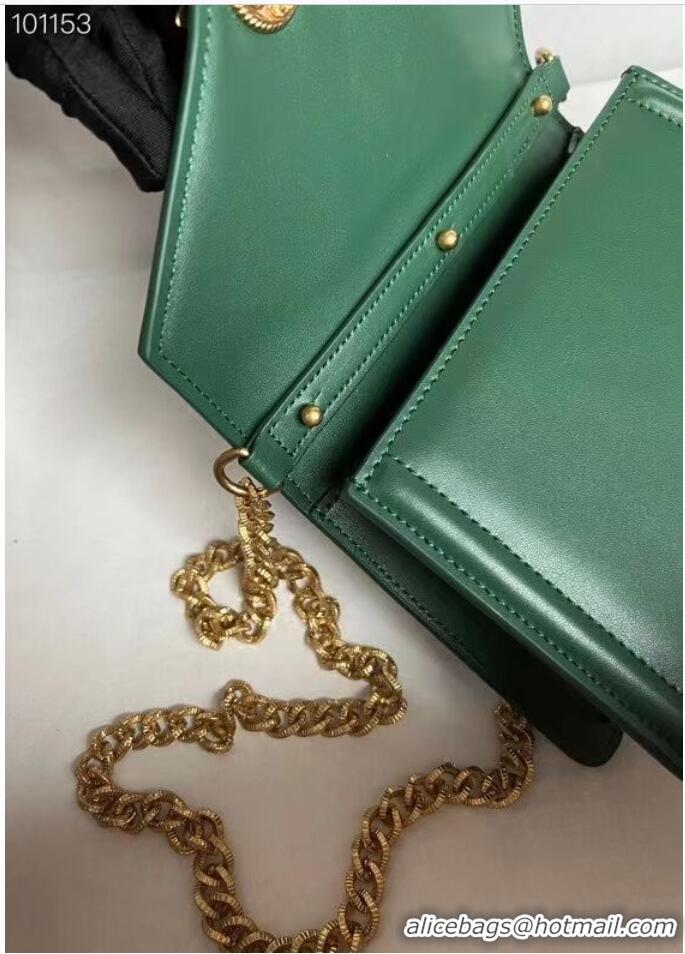 Low Cost Dolce & Gabbana Origianl Leather Shoulder Bag 4011 green