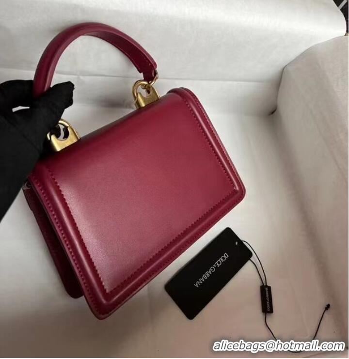 Inexpensive Dolce & Gabbana Origianl Leather Shoulder Bag 4011 Burgundy