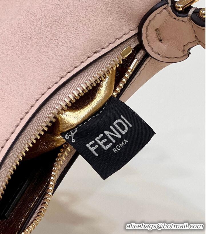 Pretty Style Fendi Praphy Original Leather Big Logo Bag 80056M 80056S Pink