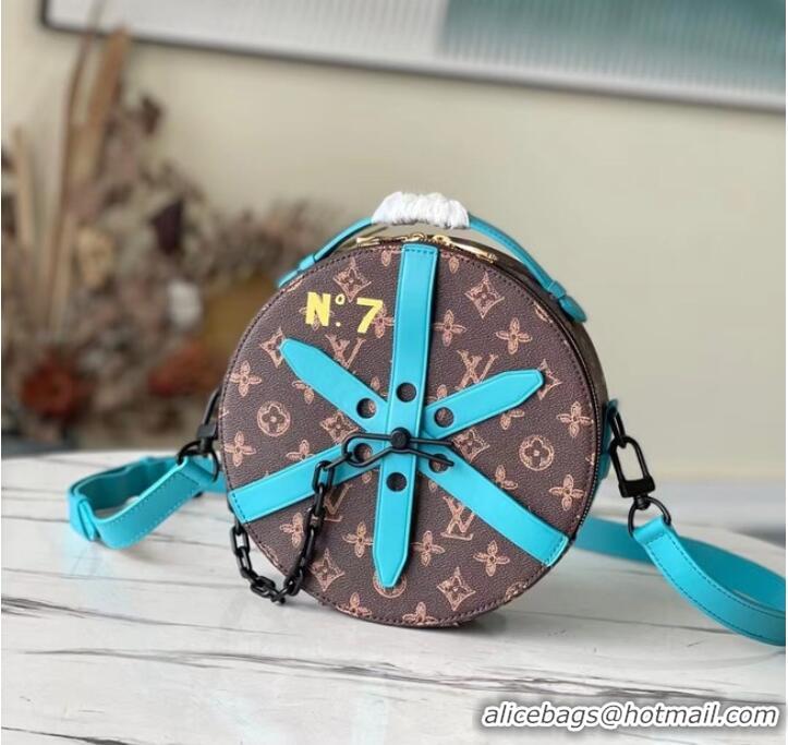 Perfect Discount Louis Vuitton Monogram Canvas M59706 light blue