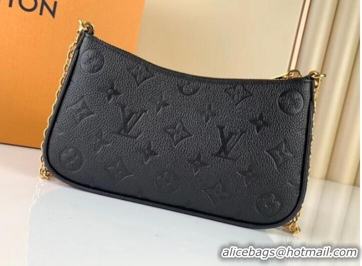 Famous Brand Louis Vuitton EASY POUCH ON STRAP M81066 black