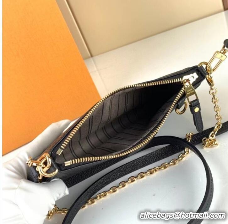 Famous Brand Louis Vuitton EASY POUCH ON STRAP M81066 black