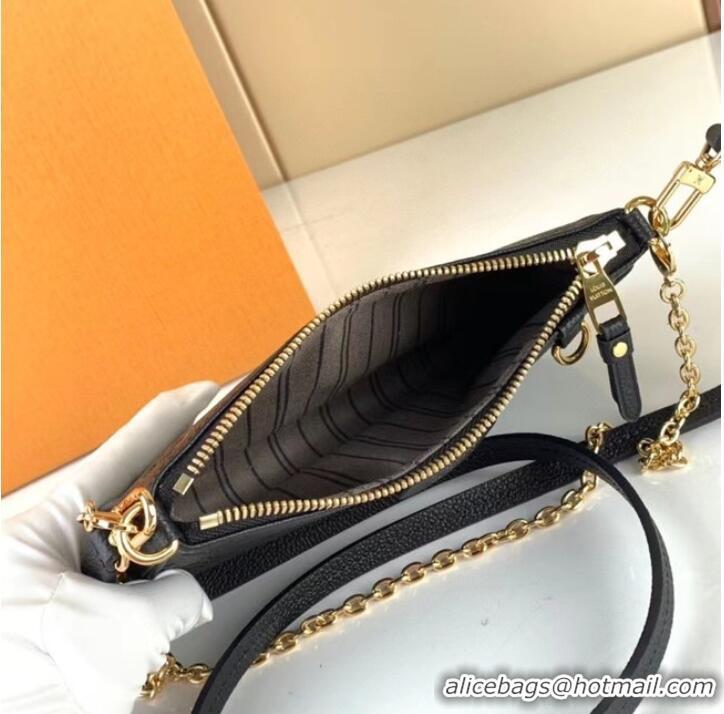 Famous Brand Louis Vuitton EASY POUCH ON STRAP M81066 black