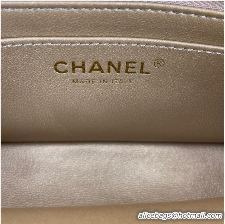 Hot Sell Cheap Chanel MINI Flap Bag Original Sheepskin Leather 1116 light yellow