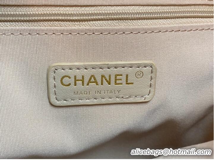 Discount Chanel Grained Calfskin Backpack Original Leather AS3108 white