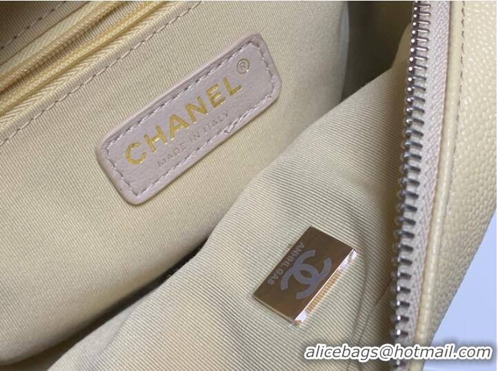 Discount Chanel Grained Calfskin Backpack Original Leather AS3108 yellow