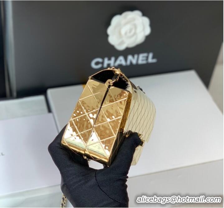 Super Quality Chanel Box Shoulder Bag C5691 gold