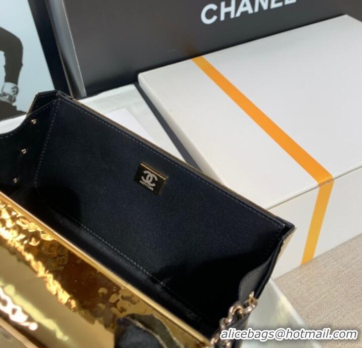 Super Quality Chanel Box Shoulder Bag C5691 gold