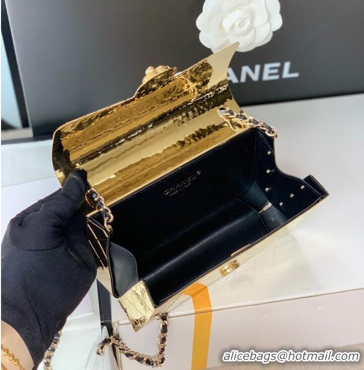 Super Quality Chanel Box Shoulder Bag C5691 gold