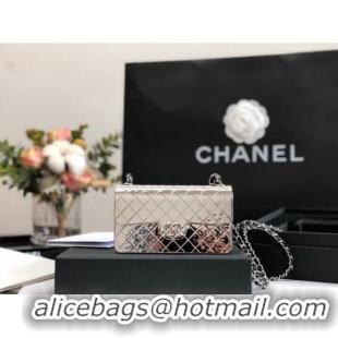 Buy Reasonable Price Chanel Box Shoulder Bag C5691 silver