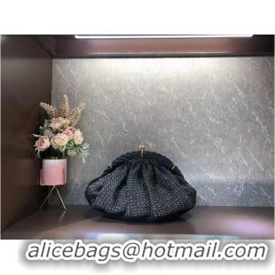 Low Price FENDI raffia bag F7641 black