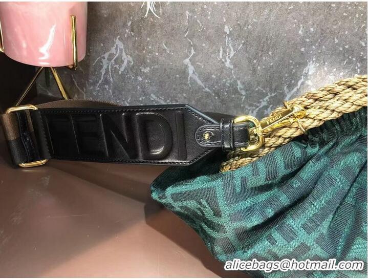 Good Product FENDI leather bag F7641 green