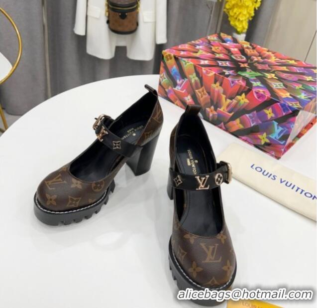 Sophisticated Louis Vuitton Star Trail Pumps 9.5cm in Monogram Canavs 021621