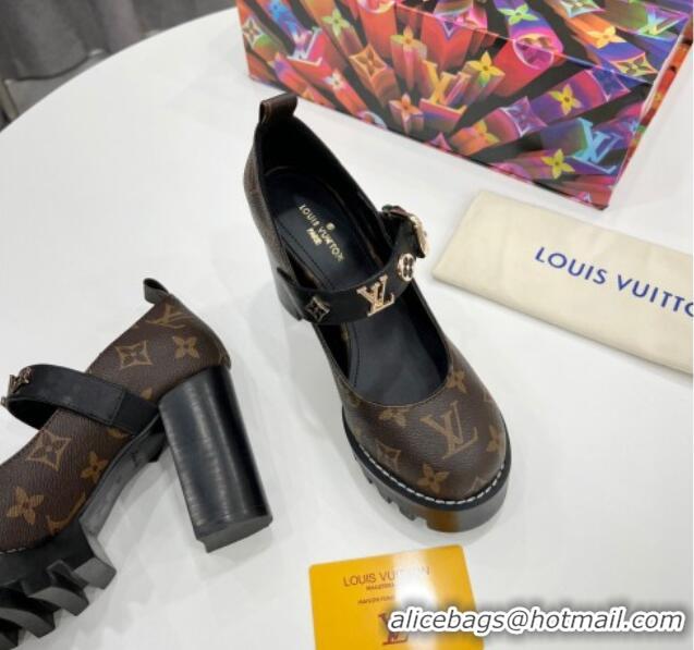 Sophisticated Louis Vuitton Star Trail Pumps 9.5cm in Monogram Canavs 021621