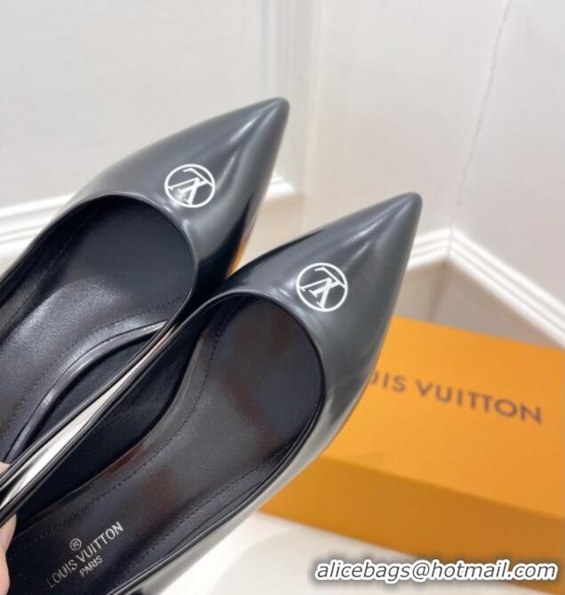 Lowest Price Louis Vuitton Magnetic Pumps 3.5cm in Glazed Calf Leather 021640 Black