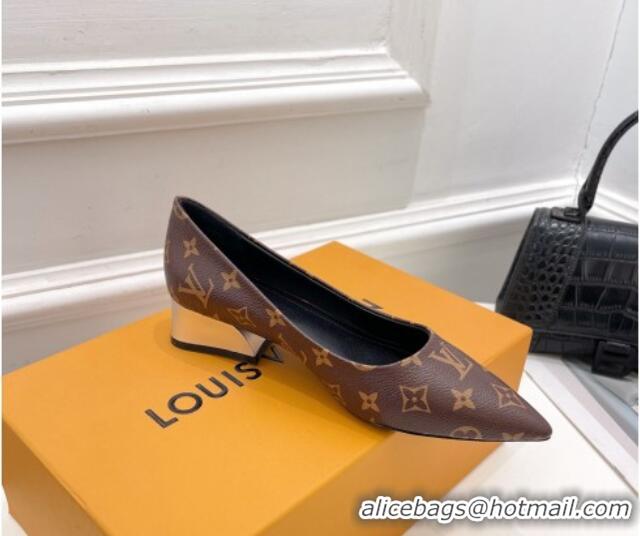 Louis Vuitton Magnetic Pumps 3.5cm in Monogram Canvas 021642