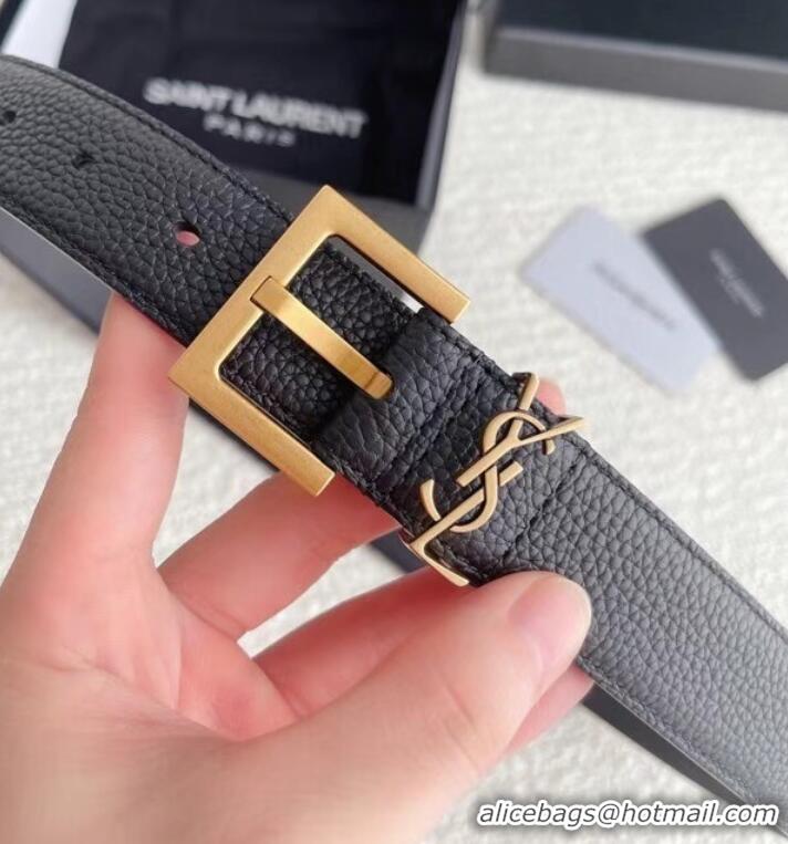 Top Grade YSL calf leather 30MM BELT SL1459