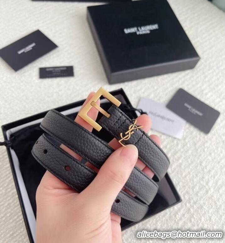 Unique Discount YSL calf leather 20MM BELT SL1462