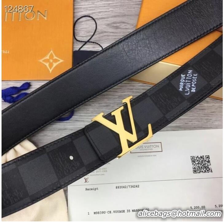 Inexpensive Louis Vuitton calf leather 40MM BELT MP5578V