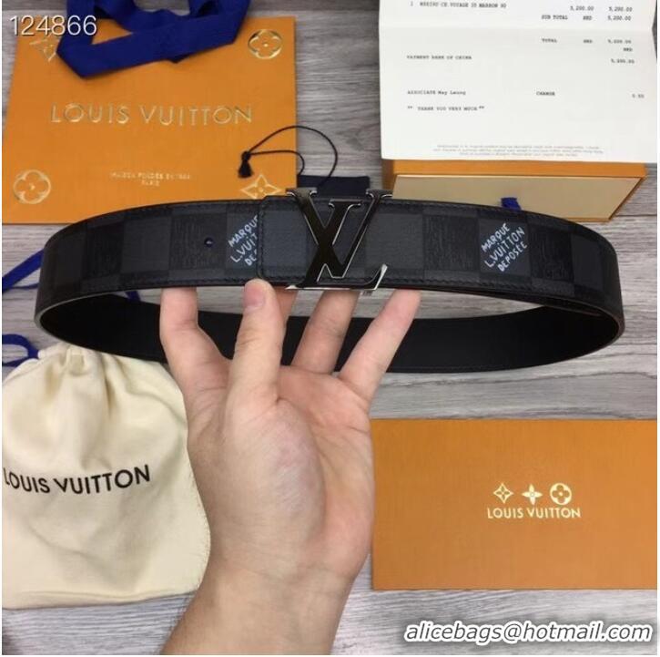 Shop Grade Louis Vuitton calf leather 40MM BELT MP5579V