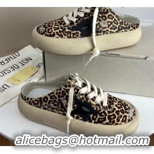 Best Product Golden Goose GGDB Space-Star Sabot Sneakers in Animal Print 030404