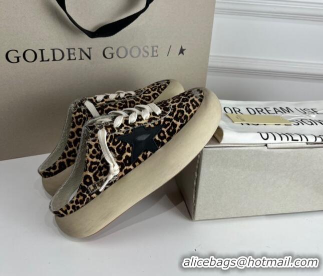 Best Product Golden Goose GGDB Space-Star Sabot Sneakers in Animal Print 030404