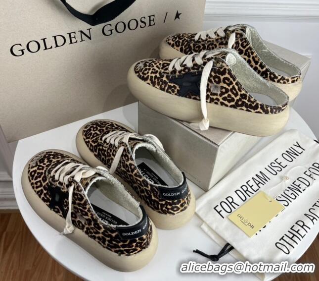 Best Product Golden Goose GGDB Space-Star Sabot Sneakers in Animal Print 030404