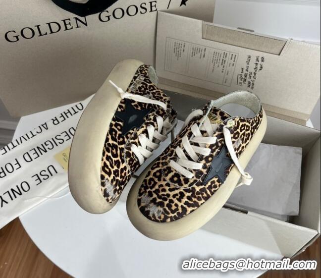 Best Product Golden Goose GGDB Space-Star Sabot Sneakers in Animal Print 030404