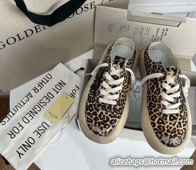 Best Product Golden Goose GGDB Space-Star Sabot Sneakers in Animal Print 030404