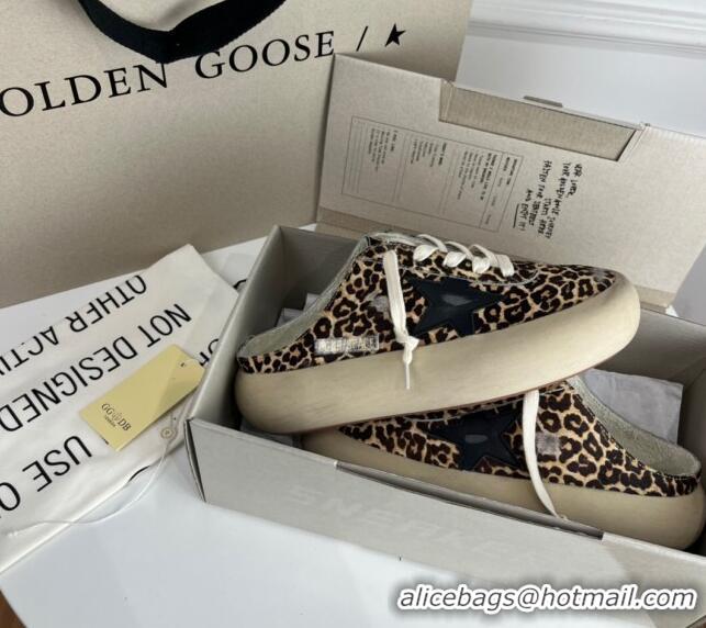 Best Product Golden Goose GGDB Space-Star Sabot Sneakers in Animal Print 030404