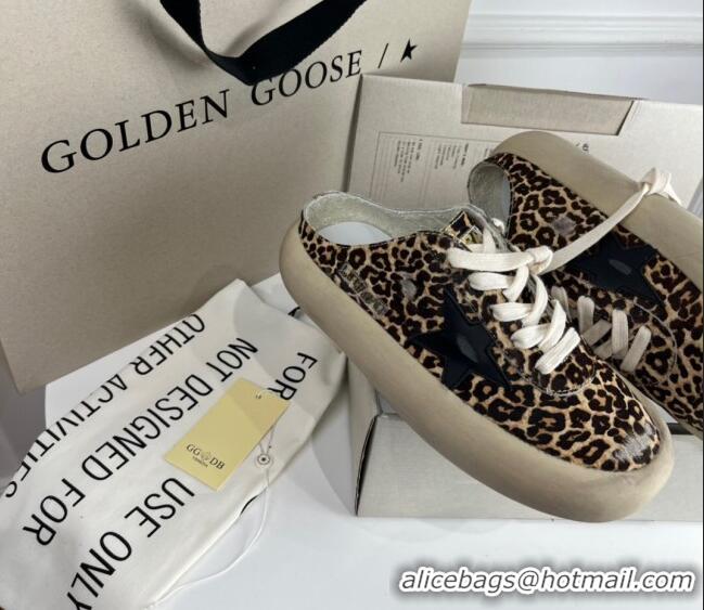 Best Product Golden Goose GGDB Space-Star Sabot Sneakers in Animal Print 030404