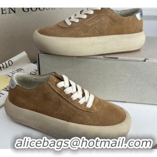 Good Quality Golden Goose GGDB Space-Star Sneakers in Tobacco-Colored Suede 030405