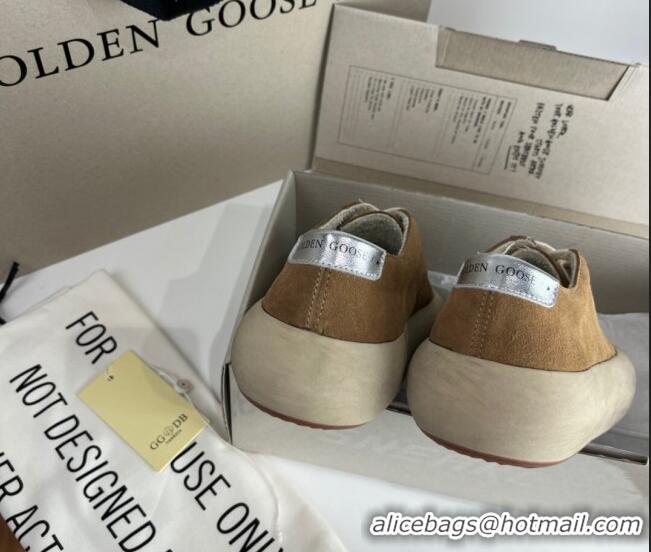 Good Quality Golden Goose GGDB Space-Star Sneakers in Tobacco-Colored Suede 030405